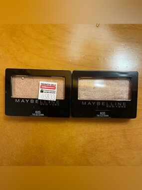 New Maybelline ExpertWear Eyeshadow Duo - 60S the glo down Shimmer - 2 pack